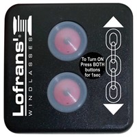 Lofrans kontakt upp/ner svart med LED