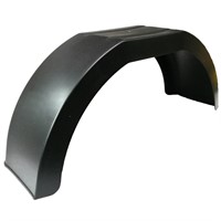 Skärm plast för 13 & 14 hjul svart