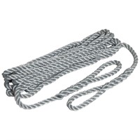 Robline fendertlina grå 3-slagen 2-pack 6mm x 1,5m