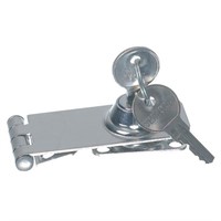 Låsöverfall med nyckel 74x30mm RF