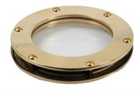 Hyttventil 150mm krom fast