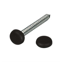 Täckbricka  svart Ø3,5 - 4,2mm, påse med 20stk