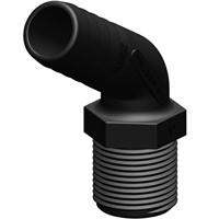 Trudesign Slangstos 120° komposit svart 1 1/4 32mm