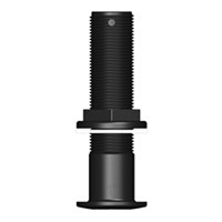 Trudesign Bordgenomföring lång, svart 1 1/4