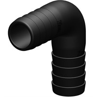 Trudesign Vinkelstycke 90° 19mm svart