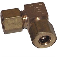 Koppling mässing vinkel till 8mm rör