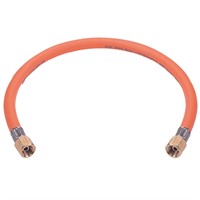 Gasolslang 0,8m med 1/4 koppling i båda ändarna