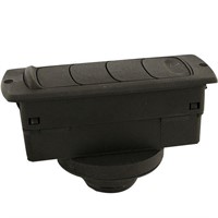 Luftmunstycke, stängbart, 134x52 med 45° Ø55mm ansl.