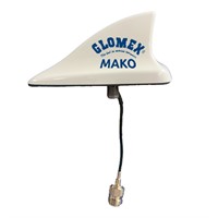 Glomex Mako VHF-antenn vit, 8m kabel och kontakt PL259