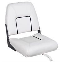 ESM båtstol S40 standard vit/blå bredd 40cm