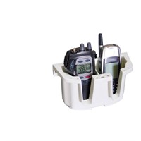 Dubbel hållare till vhf/mobil lalizas ”store all” vit