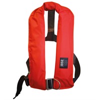 1852 Classic automatisk flytväst, röd m/sele 150N ISO