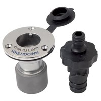 Vattenuttag med stopp för spolning