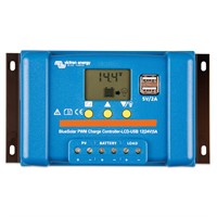 Victron BlueSolar PWM LCD och USB 12/24 V 5Amp