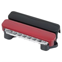 BEP kopplingsplint 6+6 svart/röd