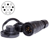 Quick däckkontakt 5-polig guld 10 Amp