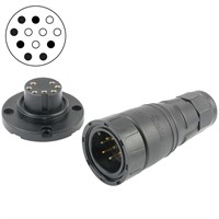 Quick däckkontakt 7-polig guld 12 Amp