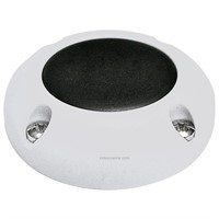 Kabelgenomföring vit nylon 49x19 mm kontakt max 20 mm