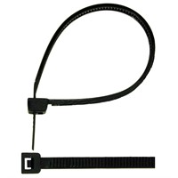 Buntband svart 140 x 3,5 mm-20 st