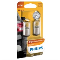 Philips kulglödlampa 12V 5W BA15S blister 2 stk