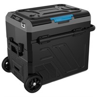 Iceberg-20 kylbox 60L m/kompr,  hjul, 2-delad kyl/frys