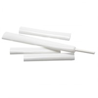 Wire överdrag i vit UV-beständig krympslang Ø12-3mm 50m