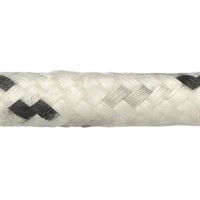 Robline Neptun 500 Skotlina, 12mm Vit/Svart  - 1 m