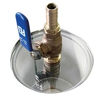 Guidi Polycarbonat lock med kulventil till 3/4 & 1