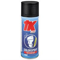 Sprayfärg matt svart, finish lack