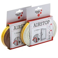 Självhäftande tätningslist E-profil vit 6 m