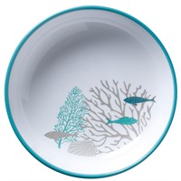 MB Coastal Acqua djup tallrik Ø18, 6 st