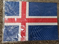 Flagga island 16 cm (bordsflagga)