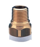 Adapter hane mässing 1/2''-15 mm
