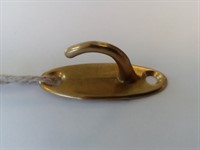 Klädkrok mässing 53X20mm